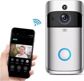 2023 Home video Smart WiFi video deurbel draadloze deurbel met camera intercom Wireless Ring Doorbell - kleur grijs