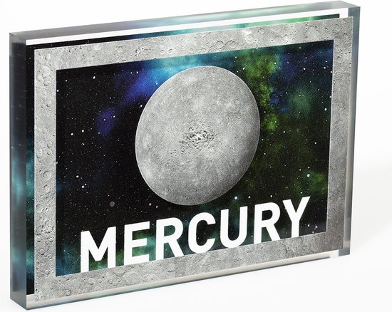 3D Plexiglass Art - Zonnestelsel - Mercury