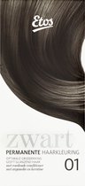 Etos Permanente Haarverf - Zwart - 01 - 120 ML