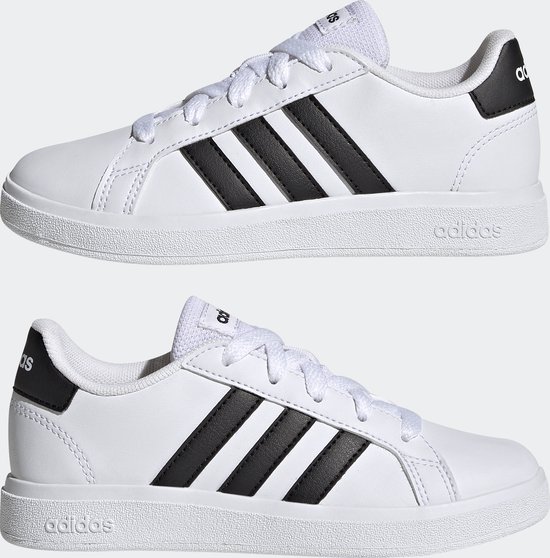 Baskets Adidas Original Grand Court 2.0 K Blanc - Streetwear - Enfant