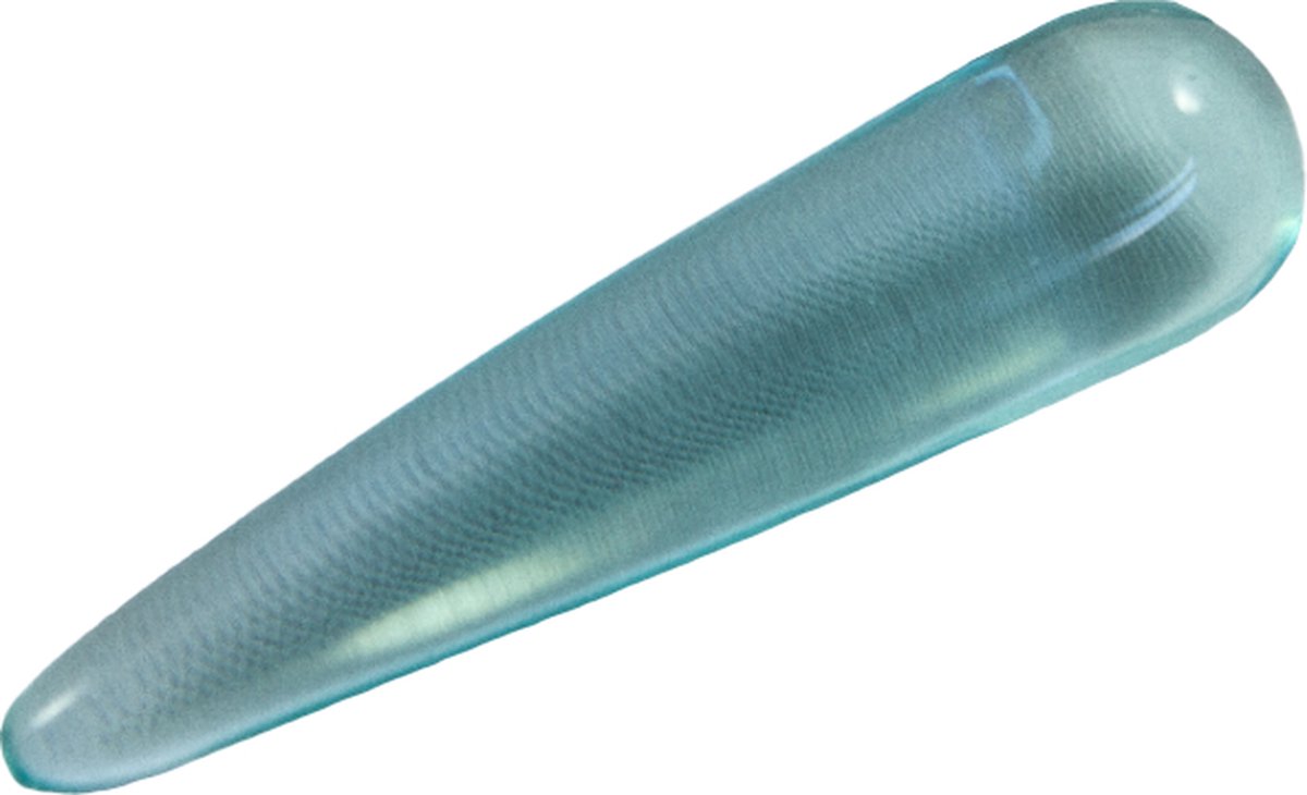Goedkoopste Massage Griffel - Blauwe Obsidiaan - Helder - Kristal / Edelsteen - ca. 8cm