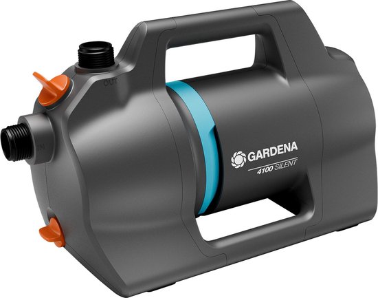 GARDENA Besproeiingspomp 4100 Silent 550W, 4100 l/u, 36m opvoerhoogte, stil, energiezuinig, weerbestendig