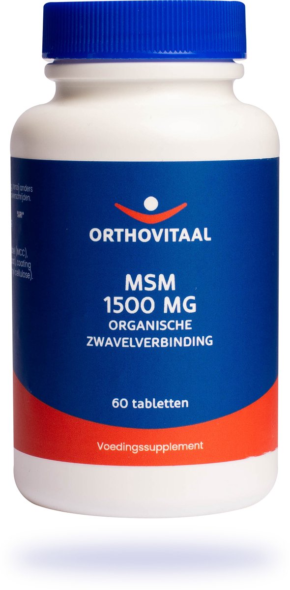 Goedkoopste Orthovitaal - MSM 1500 mg - 60 tabletten - Vitaminen - vegan - voedingssupplement