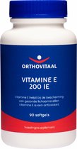 Orthovitaal - Vitamine E 200 IE - 90 softgels - Vitaminen - voedingssupplement