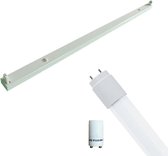 Luminaire LED TL avec tube T8 Incl. Démarreur - Igia Dybolo - 120cm Simple - 16W - Wit Naturel 4200K - Indice de protection IP20