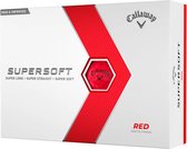 Balles de golf Callaway SuperSoft 2023 - Rouge - Paquet de 12
