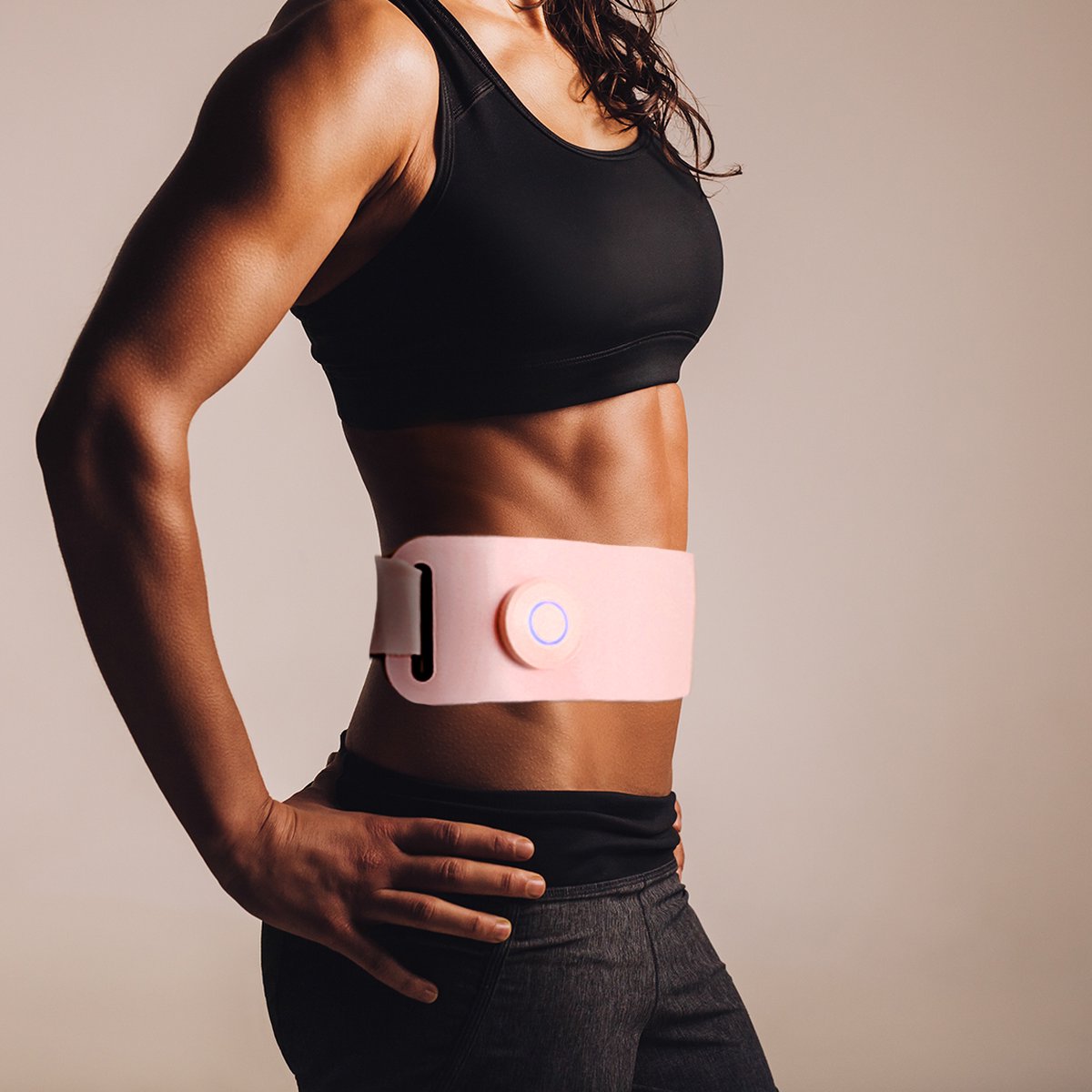 Bodi-tek Bt-abst Shape En Tone Ii Ab Verstevigde Riem Zwart/roze