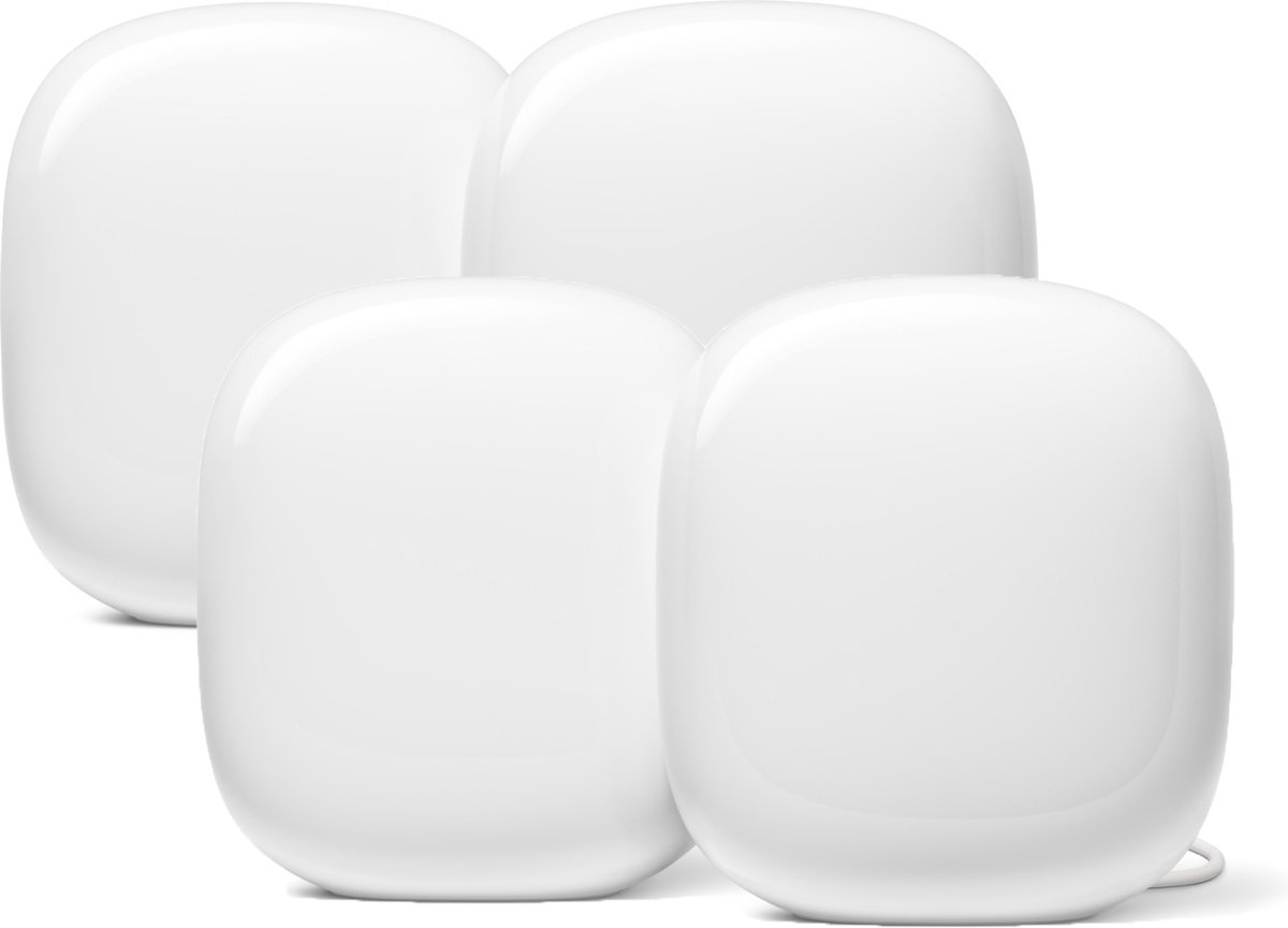 Google Nest Wifi Pro - Mesh Wifi - Wifi 6E - 4-pack