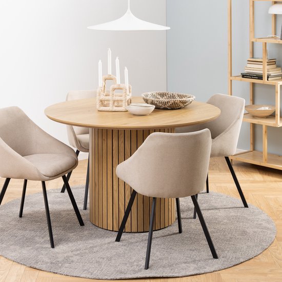 Sohome Ronde Eettafel Angelino - Eiken - 120cm