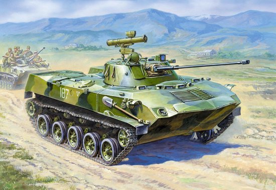 1:35 Zvezda 3577 BMD-2 Russian Airborne IFV Plastic Modelbouwpakket