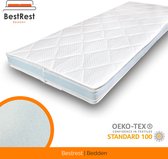 Topper - 150x200 Topper - HR55 Koudschuim - Topdekmatras - Matrastopper - Veerkrachtig - Ondersteunend - Afneembaar hoes - Tencel Hoes - Hotelkwaliteit - 12cm Topper