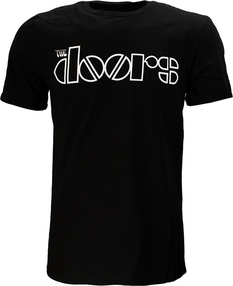 The Doors Logo Official Band T-Shirt - Officiële Merchandise - M