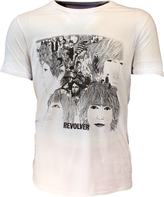 The Beatles Revolver Album Cover T-Shirt - Officiële Merchandise