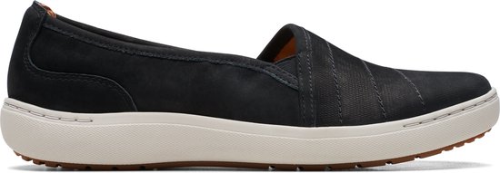 Clarks Nalle Violet Mocasín Para Mujer, Grenadine Leather, 7.5 Wide