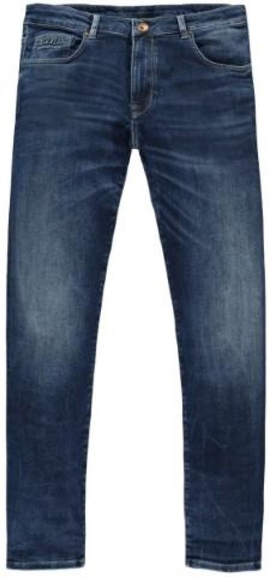 Cars Jeans Heren BATES DENIM Skinny Fit DARK USED - Maat 30/34