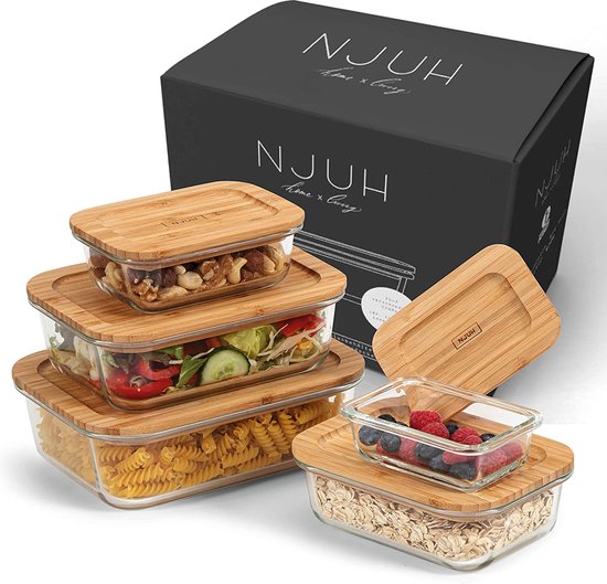 Container Voedsel voedselopslagcontainer / Glass Food Storage Containers - Luchtdicht ...