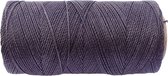 Macramé Koord - ZACHT PAARS / SOFT PURPLE - #211 - Waxed Polyester Cord - Klos ca. 173mtr - 1mm Dik