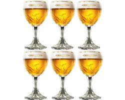 Grimbergen Bokaal Bierglas – 25 cl (Set van 6 stuks)