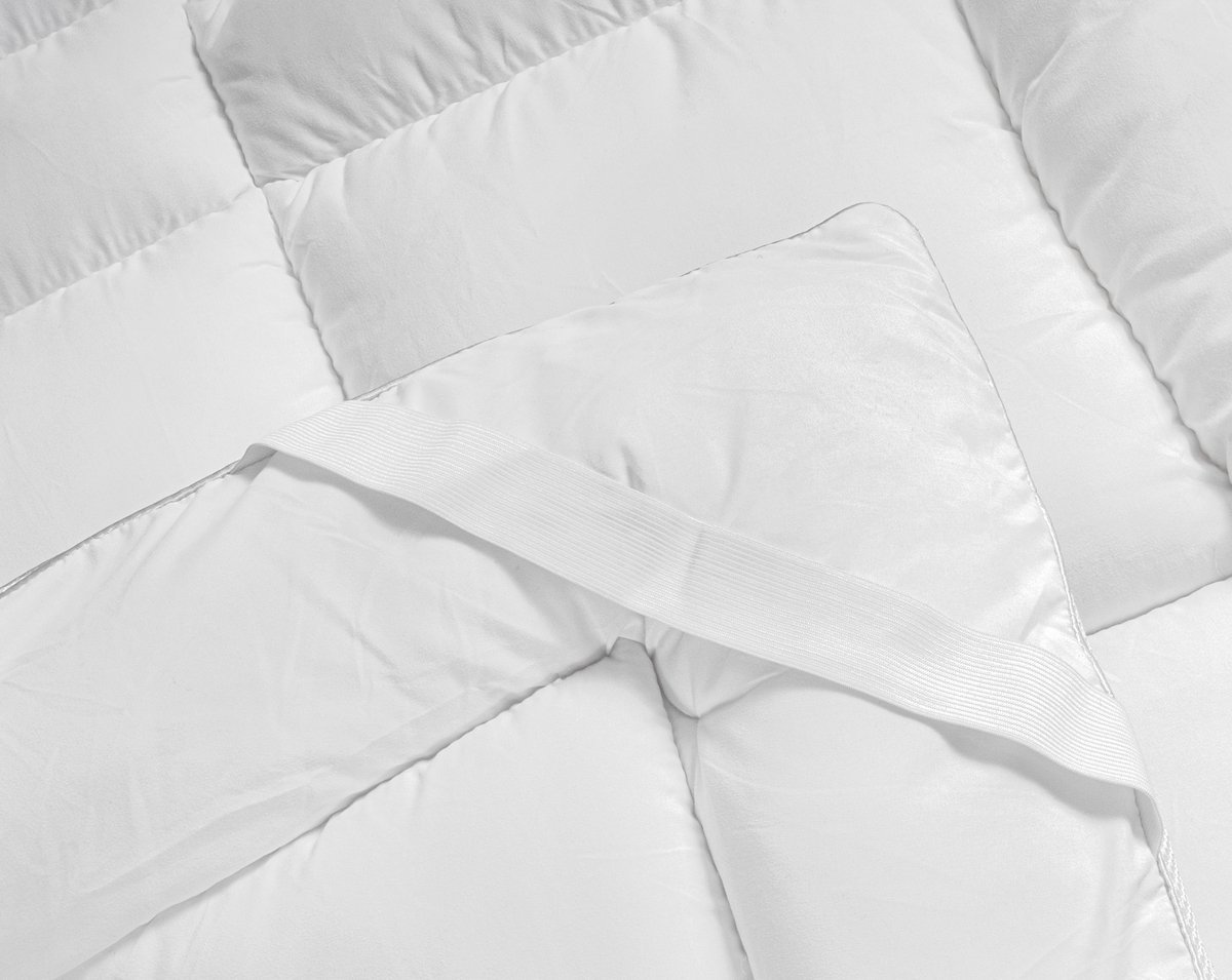 SURMATELAS AIR Transpirant - Rembourrage Polyester - Bandes Élastiques De Fixation - 80x195 Cm