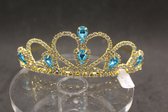 Mooie tiara, kroon, bruid, prinses, haaraccessoire, luxe diadeem, Haarpin, bloemen, haarpin, strass, koningin, maangodin, godin