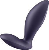 Satisfyer, vibrator; anale vibrator, 'Power Plug', 9 cm, lichaamsvriendelijke siliconen, waterdicht (IPX7), app-gestuurd