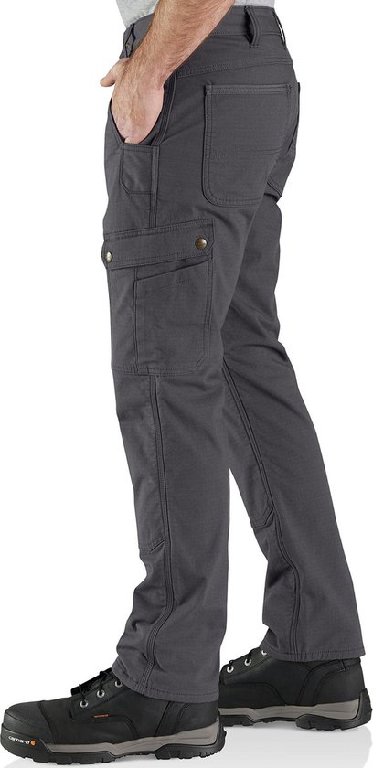 Carhartt ripstop cargo doublé polaire pantalon de travail 105491 shadow 36  - 32 | bol