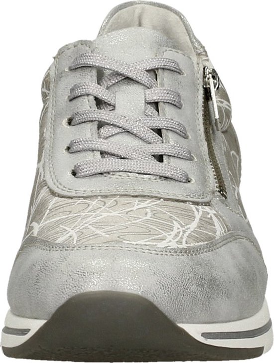 Remonte -Dames -  zilver - sneakers  - maat 38