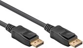 DisplayPort kabel - 1.4 - 8K - Verguld - Dubbel afgeschermd - 5 meter - Zwart - Allteq