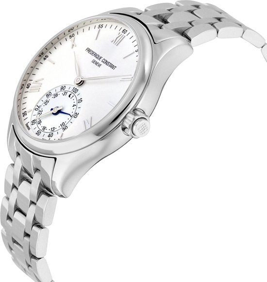 Frédérique Constant Horological Smartwatch FC-285S5B6B Horloge - Staal - Zilverkleurig - Ø 42 mm