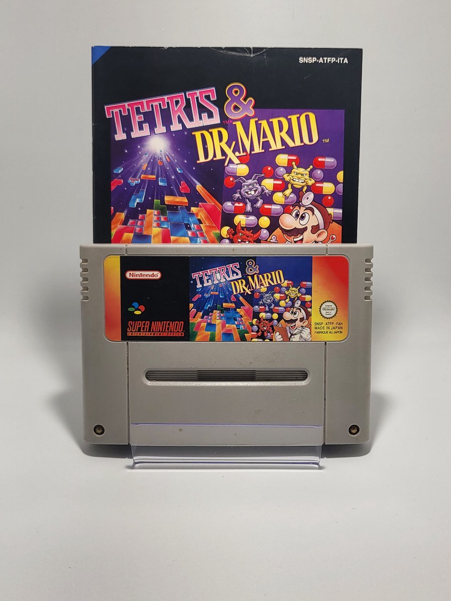Tetris & Dr. Mario - Super Nintendo [SNES] Game PAL | Jeux 