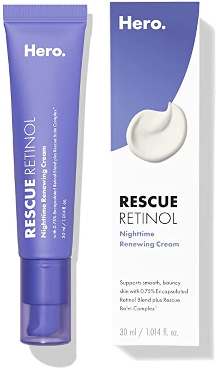 Goedkoopste Hero Cosmetics Rescue Retinol 30ML - Huidverzorging cream