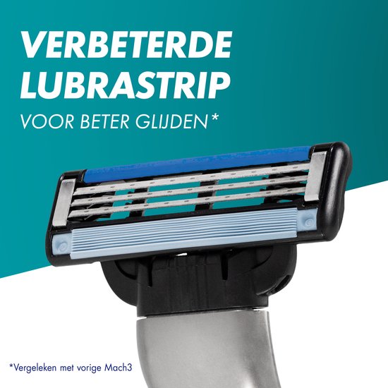 Gillette Mach 3 Scheermesjes Voor Mannen - 8 Stuks