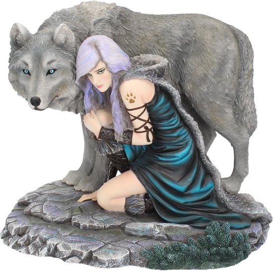 Nemesis Now - Protector - Anne Stokes - Ltd Edition - 25cm - Wolven Figuur - Beeld