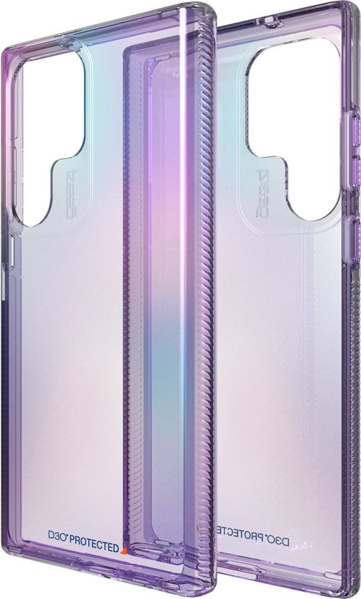 Gear4 Hoesje Geschikt voor Samsung Galaxy S23 Ultra - Gear4 Milan Backcover - transparant