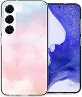 iMoshion Hoesje Geschikt voor Samsung Galaxy S23 Plus Hoesje Siliconen - iMoshion Design hoesje - Meerkleurig / Sky