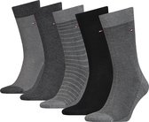 Tommy Hilfiger Sock Giftbox Birdeye (5-pack) - heren sokken - grijs - Maat: 39-42