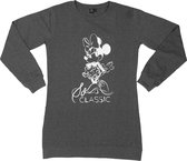 Disney Minnie Mouse dames nachthemd / pyjama, " So Classic", grijs / roze, maat L