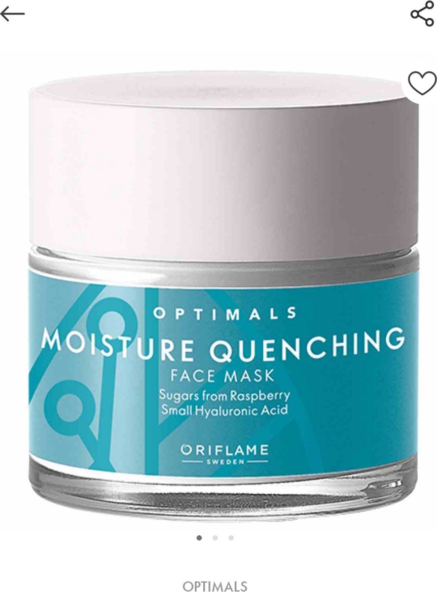 OPTIMALS - Moisture Quenching Face Mask