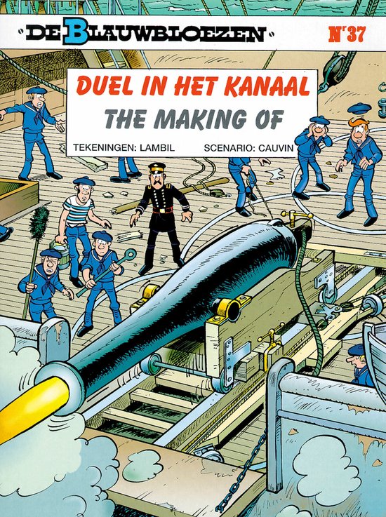 Cover van het boek 'Blauwbloezen 37 Duel In Kana'