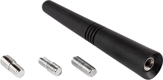 AMIO FM/AM Auto Antenne Mini Universeel Zwart 9 cm - Compacte Haaienvin Antenne voor Alle Auto’s van AMiO — afbeelding 2