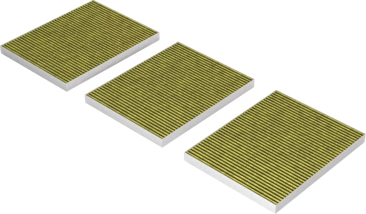 Neff CleanAir Plus Koolstoffilter 17004039 / Z52JXB1X6 / 3 stuks van Alapure HFK041