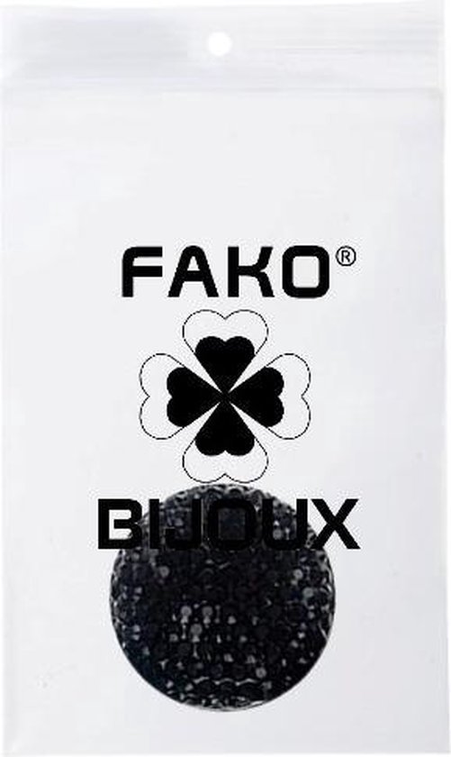 Fako Bijoux® - Hoofddoek Magneet - Magnetische Broche - Magneet Broche - Sjaal - Hijab - Abaya - 18mm - Zwart - Fako Bijoux®