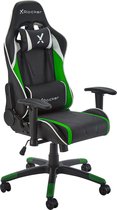 Bol.com X Rocker Agility JR eSport Gaming Chair with Comfort Adjustability for Junior Gamers - Black/Green aanbieding