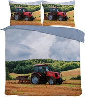 Dekbedovertrek Set- Red Tractor-Tweepersoons -200x200/220cm + 2 kussenslopen 60x70cm -Multi