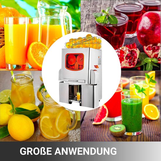 Citruspers, sinaasappelpers - roestvrij staal, commercieel van Merkloos — afbeelding 5