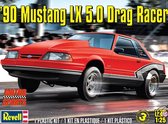 1:25 Revell 14195 90 Mustang LX 5.0 Drag Racer Plastic Modelbouwpakket