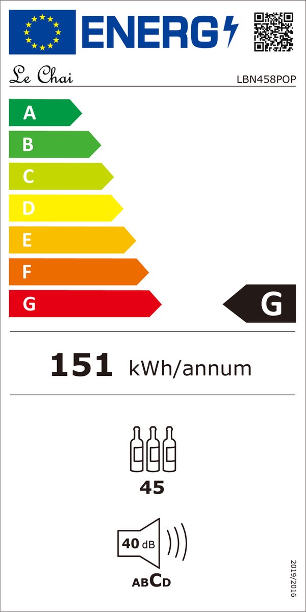 Le Chai - Wijnkoelkast onderbouw met technische glasdeur - afbeelding 2