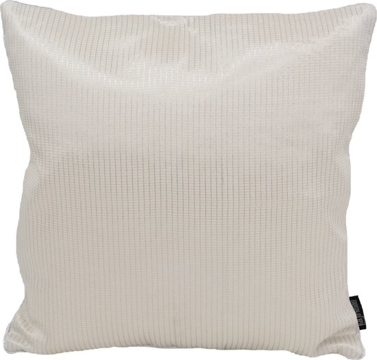 Sierkussen Rohan White / Silver | 45 x 45 cm | Polyester