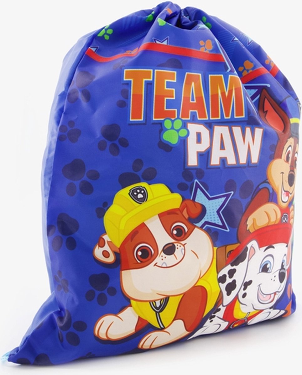 Paw Patrol kinder gymtas Team Paw - Blauw