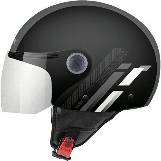 Mt Helmets Street Scope Jet Helm Zwart XS